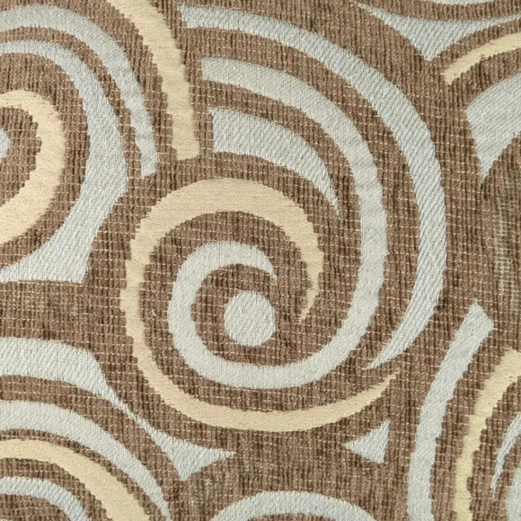 1 Accent Throw Pillow 17" x 17" Swirl Pattern - Picture 4 of 6